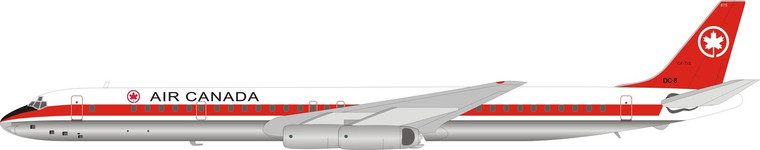 B-Models Air Canada McDonnell Douglas DC-8-63 CF-TIS B-863-AC-0119P 1:200