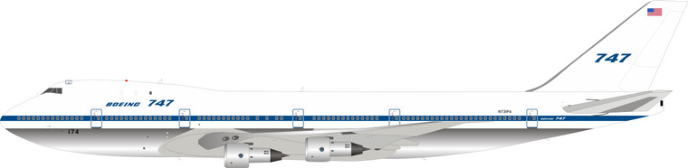 Inflight200 Boeing 747-121 N731PA Polished  IF741BOE0519P 1:200