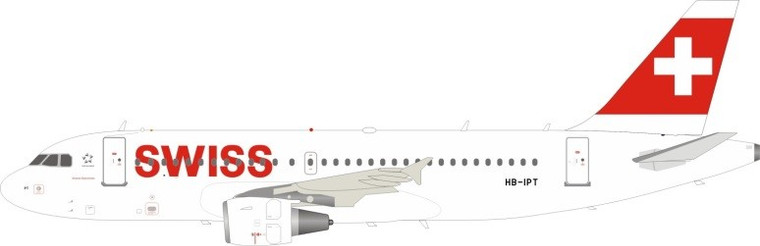 Jfox Swiss International Air Lines Airbus A319-112 HB-IPT JF-A319-002 1:200