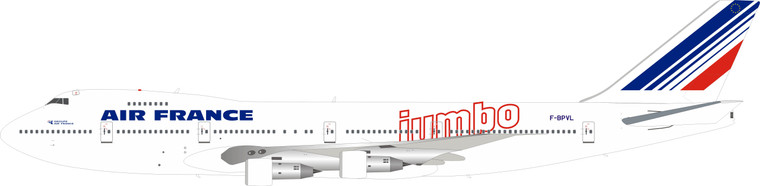 B-Models Air France Boeing 747-100 F-BPVL (Jumbo) B-741-AF-08 1:200