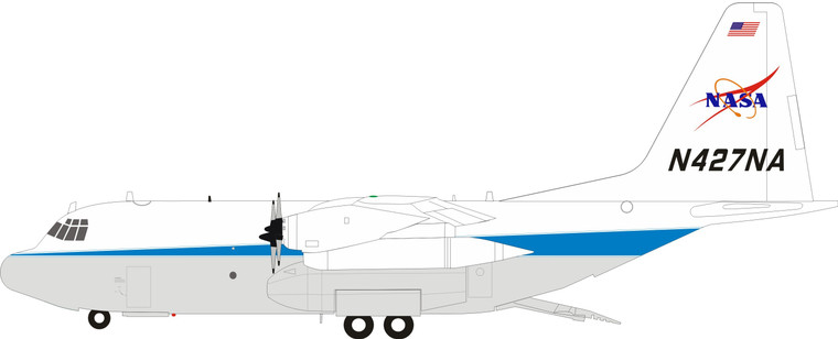 Inflight200 NASA Lockheed EC-130Q Hercules (L-382) N427NA IF130NASA01 1:200