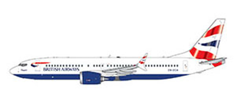 Gemini Jets British Airways 737 MAX 8  GJBAW1876 1:400