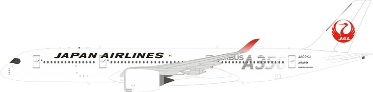 Inflight200 Japan Airlines – JAL Airbus A350-900 JA02XJ 'Silver' B-350-JA-02 1:200