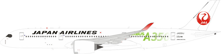 B-Models Japan Airlines JAL Airbus A350-900 JA03XJ 'Green' B-350-JA-03 1:200