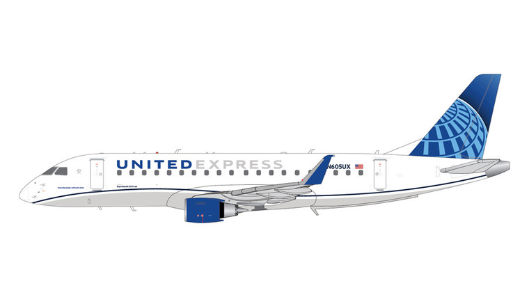 Gemini 1/200 コンベア CV-580 United Express Gemini200 United Express E175 N605UX G2UAL874 1:200