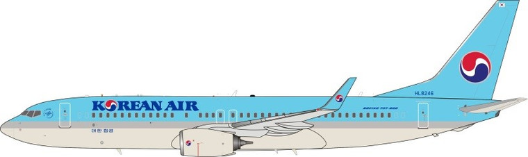 JFox Korean Air Boeing 737- 8LH HL8246 JF-737-8-014 1:200
