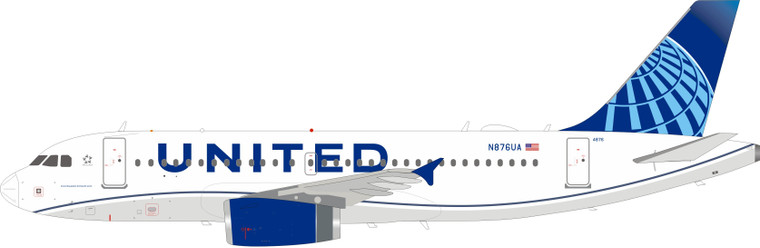 Inflight200 United Airlines Airbus A319-132 N876UA IF319UA0220 1:200
