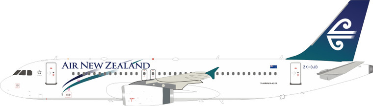 Inflight200 Air New Zealand Airbus A320-232 ZK-OJD IF320NZ0220 1:200