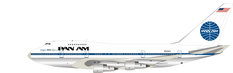 Inflight200 Pan Am Boeing 747SP-21 N532PA Polished IF747SPPA0420P 1:200