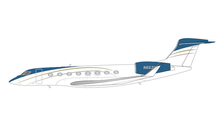 Gemini200 Gulfstream G650 N653GJ G2GLF888 1:200