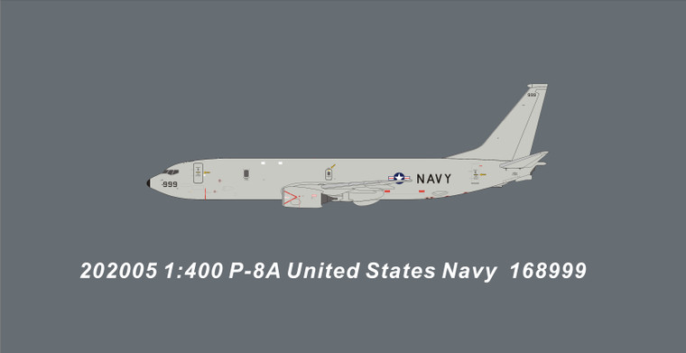 Panda Models United States Navy P-8A 168999 202005 1:400