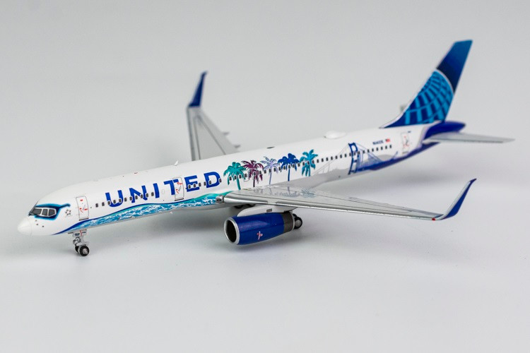United Airlines 757-200/w N14106 Her Art Here - California N14106