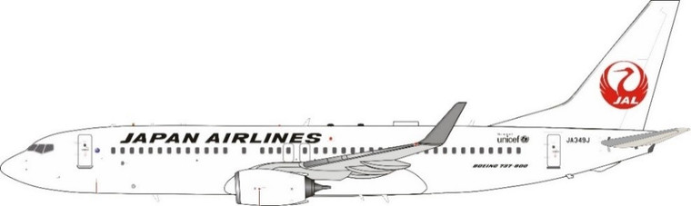 JFox Japan Airlines JAL 737-846 JA349J JF-737-8-030 1:200