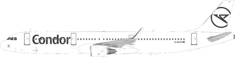JFox Condor Airbus A321-211 D-ATCF JF-A321-015 1:200