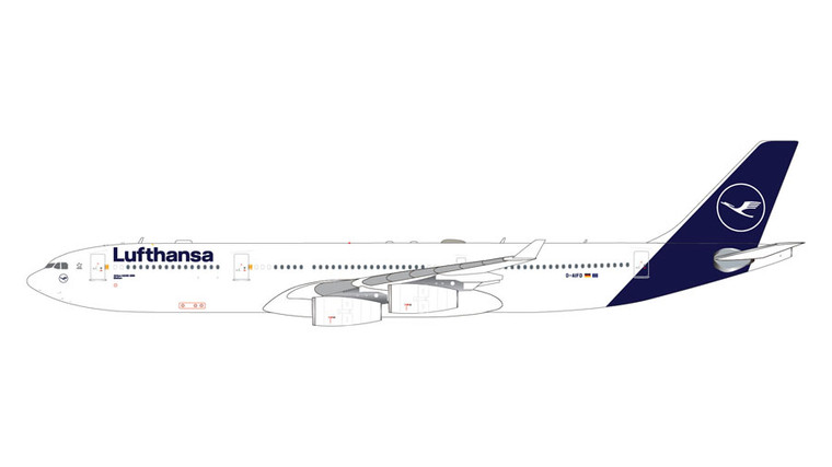 GeminiJets Lufthansa A340-300 D-AIFD (new livery) GJDLH1925 1:400