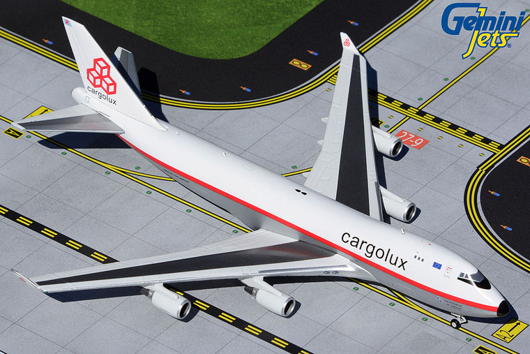 GeminiJets Cargolux B747-400F LX-NCL (retro livery) GJCLX1947 1:400