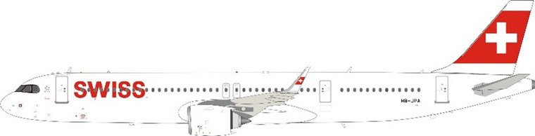 JFox Swiss International Air Lines A321Neo HB-JPA JF-A321-023 1:200