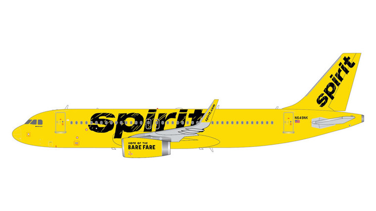 Gemini200 Spirit Airlines A320-200 N649NK G2NKS550 1:200