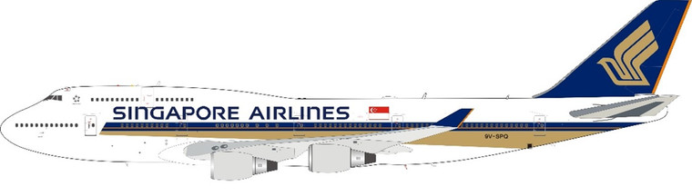 JFox Singapore Airlines 747-412 9V-SPQ WB-747-4-051 1:200