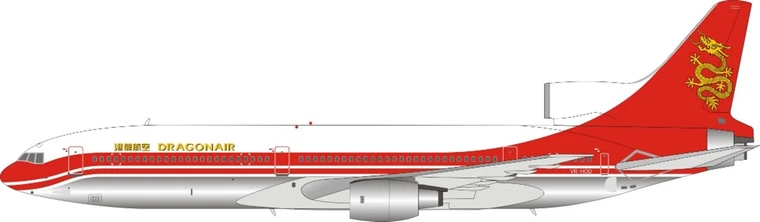 JFox Dragonair L-1011-385-1 TriStar 1 VR-HOD JF-L1011-014 1:200 with key chain