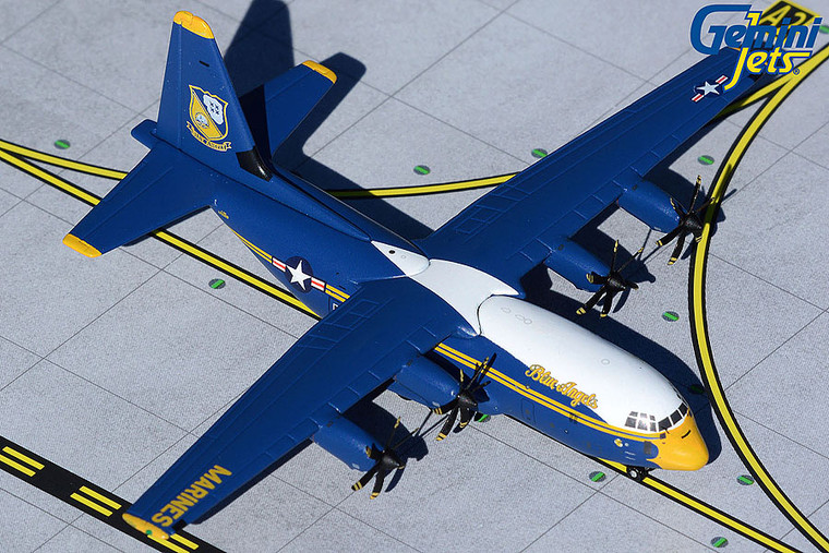 GeminiMACS U.S. Marines Blue Angels C-130J Blue Angels (new livery) 170000 GMUSM103 1:400