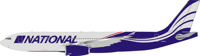 National Airlines Airbus A330-200 N819CA With Stand IF332N80721 1:200