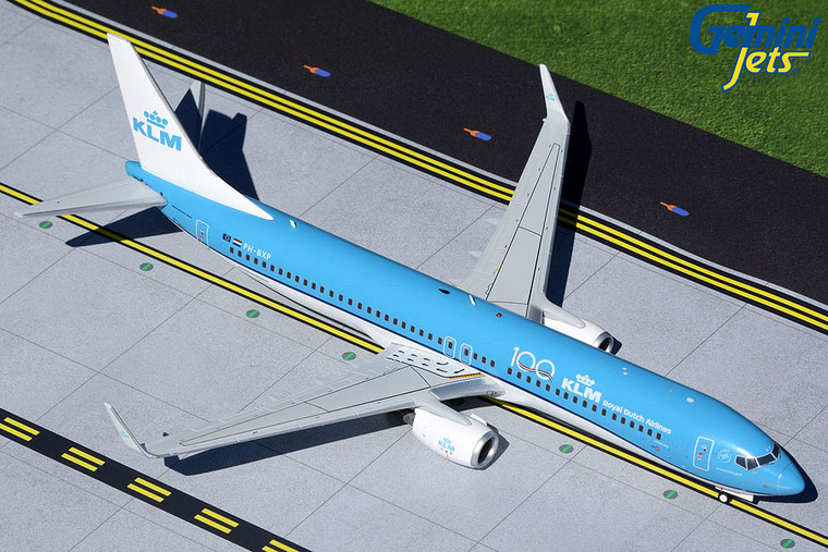 Gemini200 KLM B737-900 KLM 100 titles PH-BXP G2KLM924 1:200