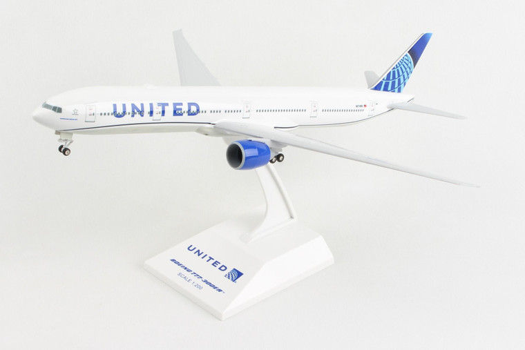 SKYMARKS UNITED 777-300 W/GEAR 2019 NEW LIVERY SKR1054 1:200