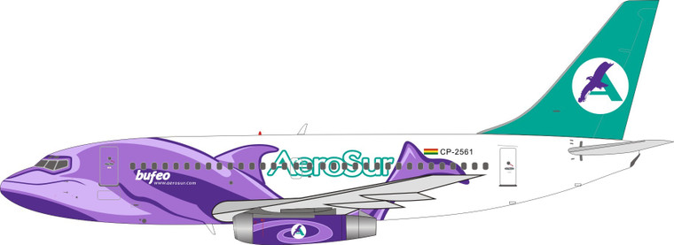 Inflight200 Aerosur B737-200 (CP-2561) BUFEO EAV2561 1:200