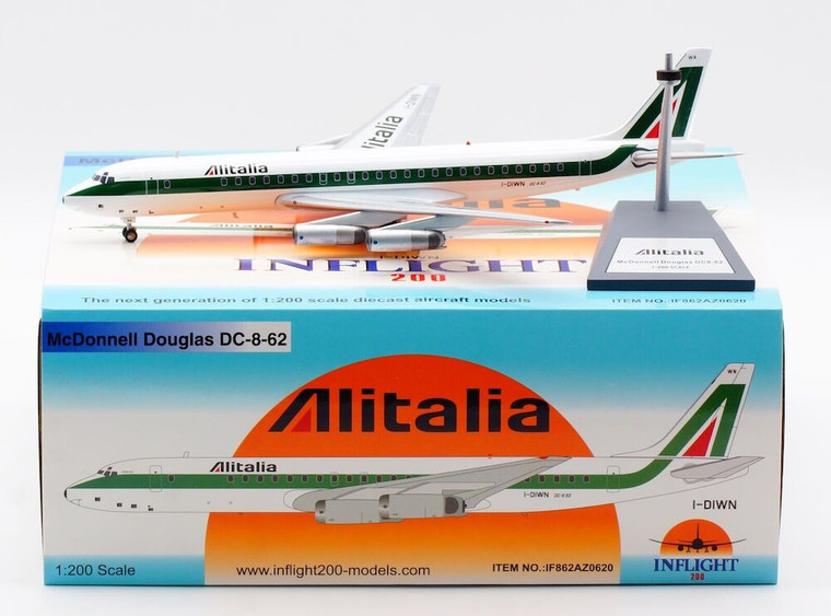 Alitalia DC-8-62 少々難あり 88樣専用 Inflight200 Alitalia McDonnell Douglas DC-8-62H I-DIWN IF862AZ0620