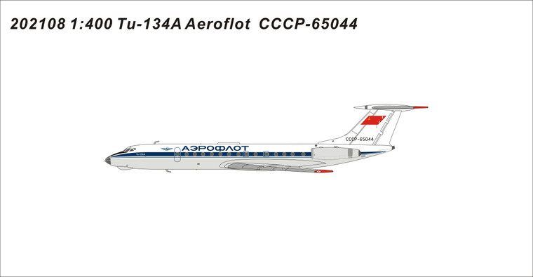 Panda Models Aeroflot - Soviet Airlines Tu-134A CCCP-65044 202108 1:400