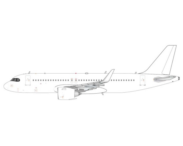 JC Wings Airbus A320neo JC2WHT1013 1:200