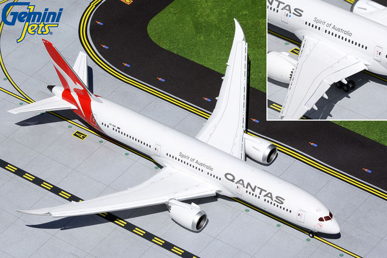 Gemini200 Qantas Airways B787-9 flaps-down version VH-ZNK G2QFA983F 1:200