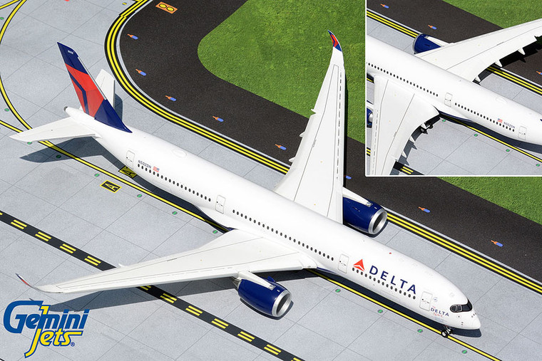 Gemini200 Delta Air Lines A350-900 "The Delta Spirit" w/ flaps down N502DN G2DAL997F 1:200