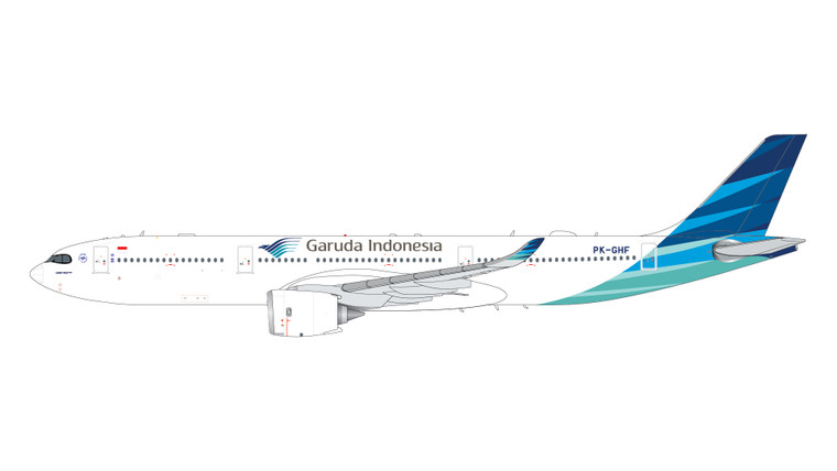 Gemini200 Garuda Indonesia A330-900neo PK-GHF G2GIA969 1:200 Gemini200 Garuda Indonesia A330-900neo PK-GHF G2GIA969 1:200