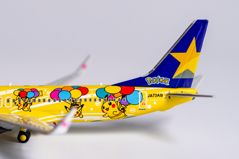 NG Model Skymark Airlines 737-800/w new Pokemon cs JA73AB 58111 1:400