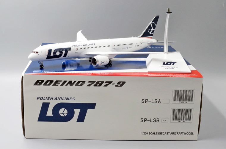 JC Wings LOT Polish Airlines B787-9 SP-LSB JC2LOT142 1:200