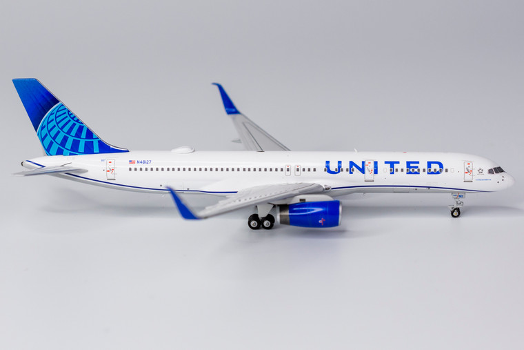 NG Model United Airlines eco-blue livery; with upgraded winglets