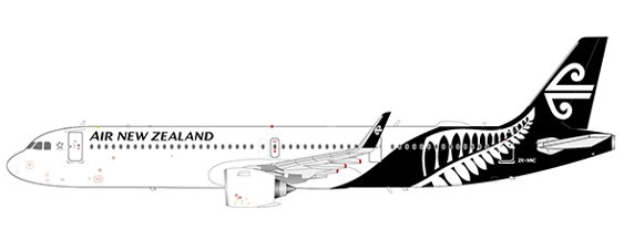 JC Wings Air New Zealand Airbus A321neo ZK-NNC JC2ANZ256 1:200