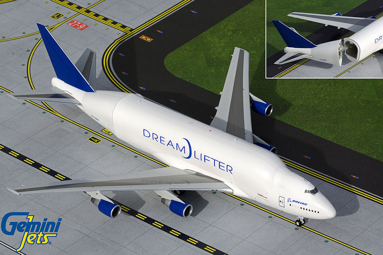 Gemini200 Boeing B747-400(LCF) "Dreamlifter" w/ opening fuselage N718BA G2BOE1003 1:200