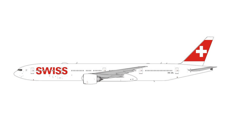 Phoenix Model Swiss International Air Lines B777-300ER HB-JNL PH4SWR2209 1:400