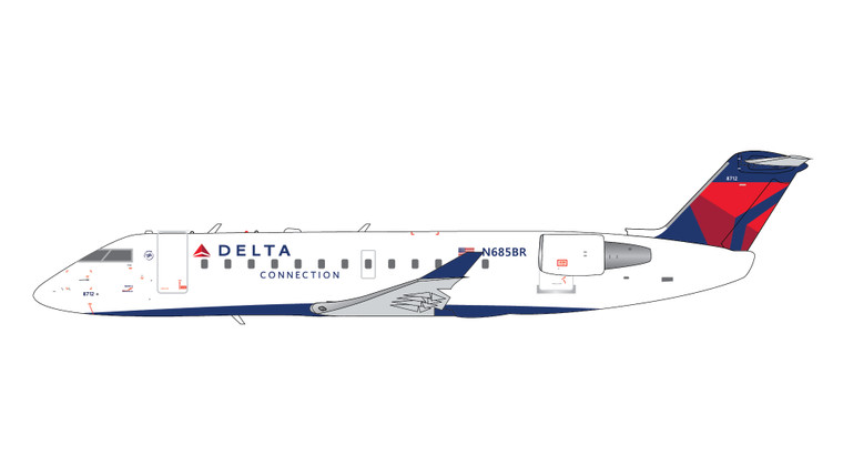 Gemini Jets Delta Connection CRJ-200 GJDAL2034 1:400