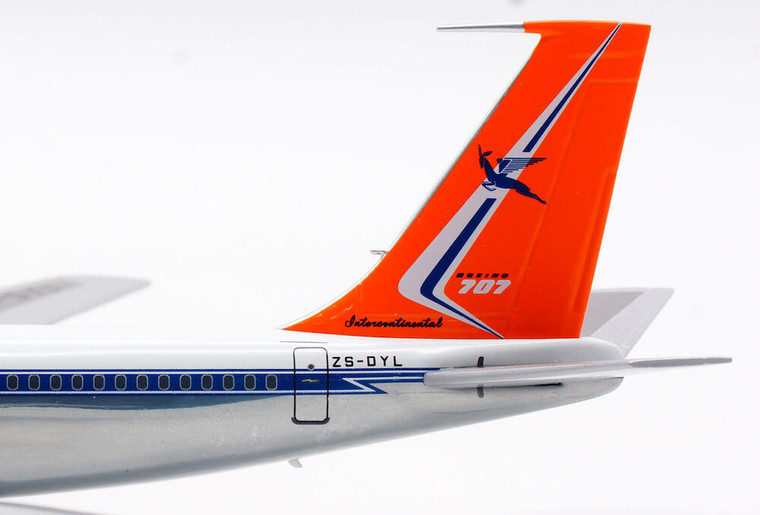 Inflight200 South African Airways Boeing 707-300 ZS-DYL Polished