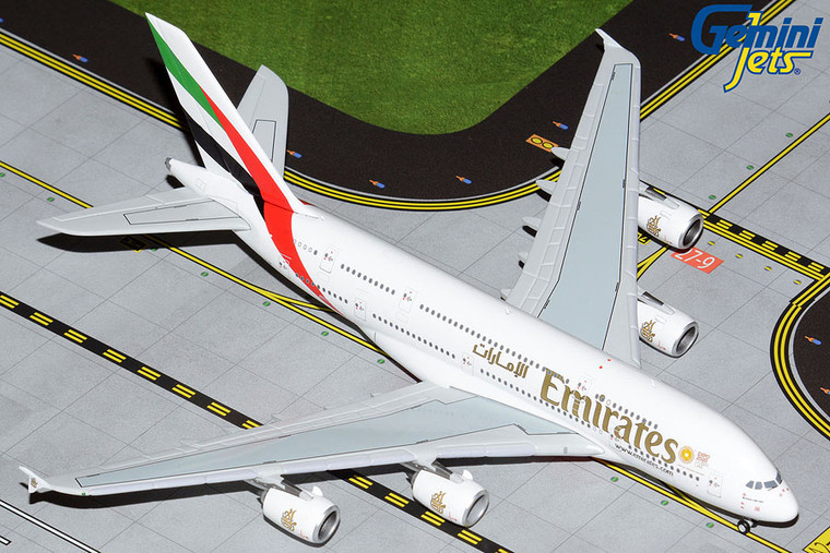 Gemini Jets Emirates A380 w/ small "Expo 2020" logo A6-EVN GJUAE2053 1:400