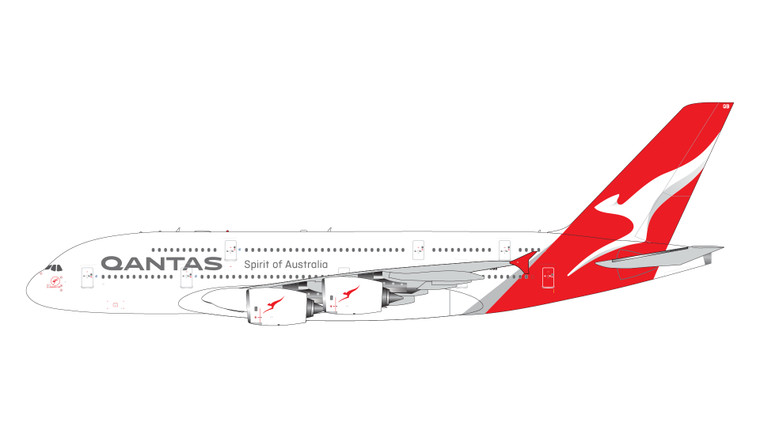 Gemini Jets Qantas A380 VH-OQB GJQFA2075 1:400