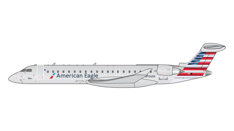 Gemini Jets American Eagle Bombardier CRJ-700ER N706SK GJAAL2033 1:400