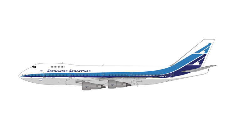 Phoenix Model Aerolineas Argentinas B747-200 LV-MLR PH4ARG2250 1:400