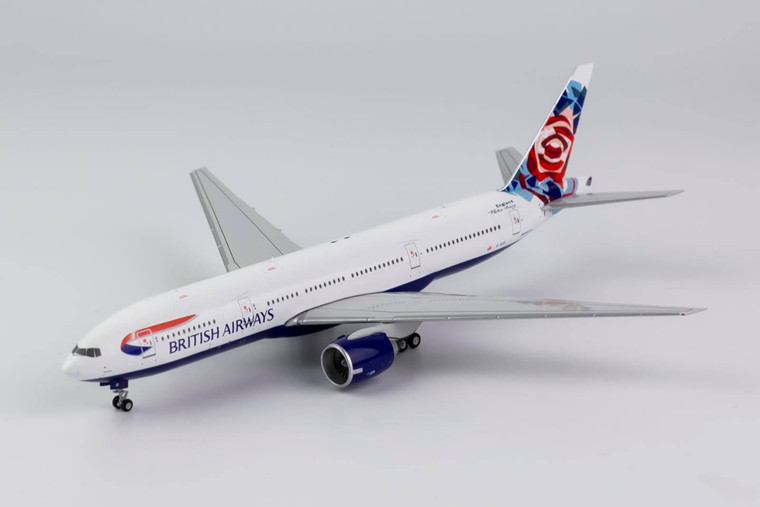 NG Model British Airways England Rose 777-200ER G-VIIS 72009 1:400