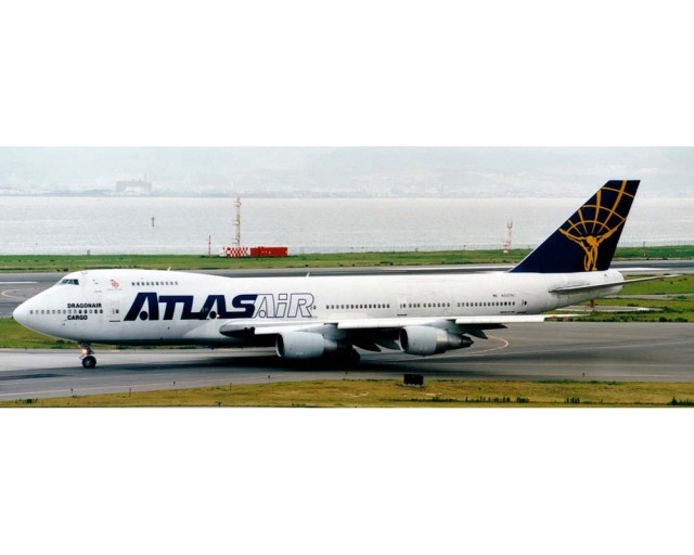 Phoenix Model Atlas Air B747-200F N507MC "Dragonair Cargo" PH4GTI2275 1:400