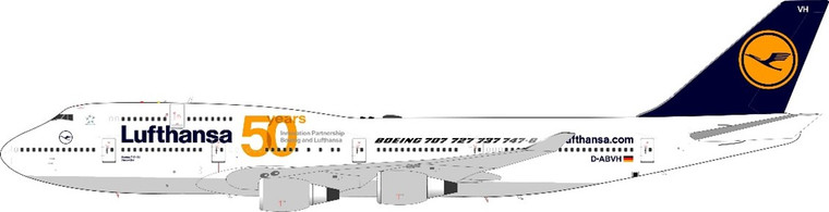 Inflight200 Lufthansa - 747-430 "50 Years" sticker D-ABVH JF-747-4-061 1:200